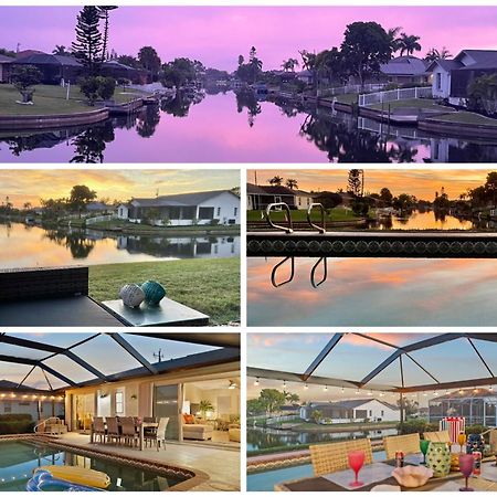 Serenity Waterfront Villa With King Suite, Private Pool, Great Lanai Enclosure And Long Water Views Cape Coral Buitenkant foto