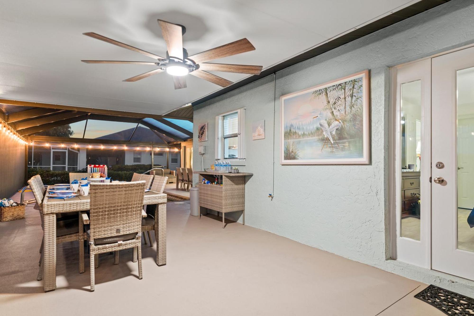 Serenity Waterfront Villa With King Suite, Private Pool, Great Lanai Enclosure And Long Water Views Cape Coral Buitenkant foto
