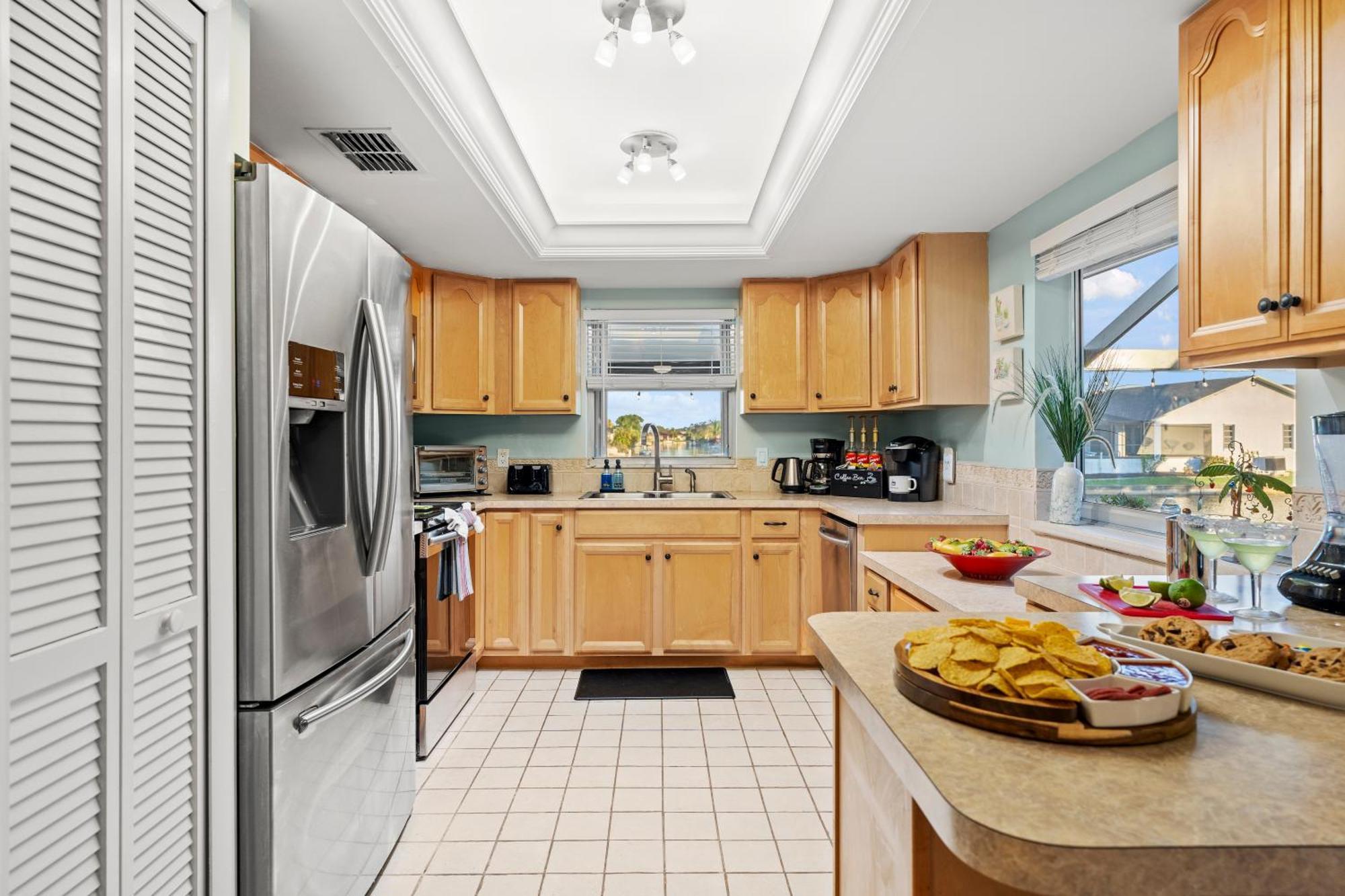 Serenity Waterfront Villa With King Suite, Private Pool, Great Lanai Enclosure And Long Water Views Cape Coral Buitenkant foto