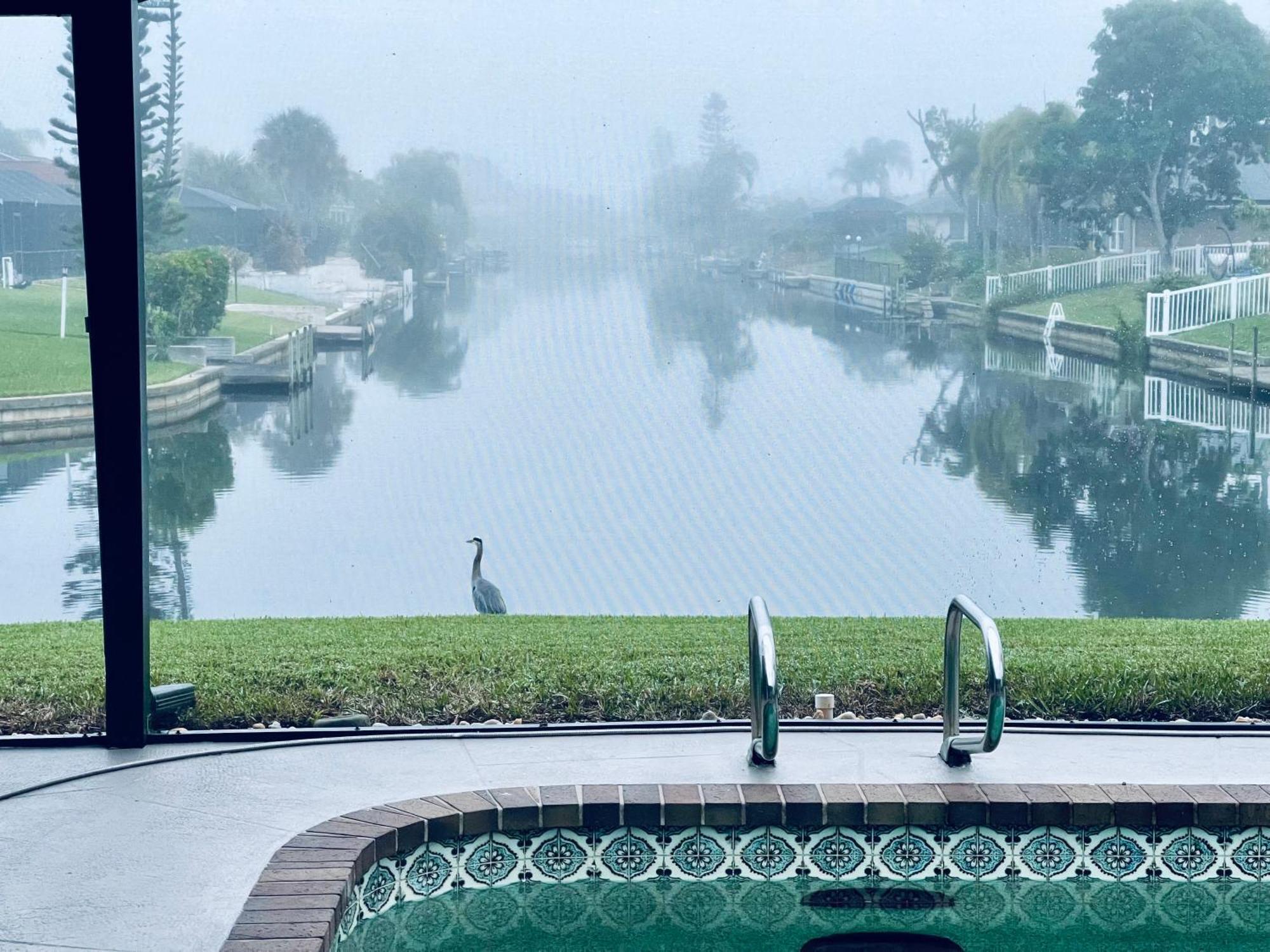 Serenity Waterfront Villa With King Suite, Private Pool, Great Lanai Enclosure And Long Water Views Cape Coral Buitenkant foto